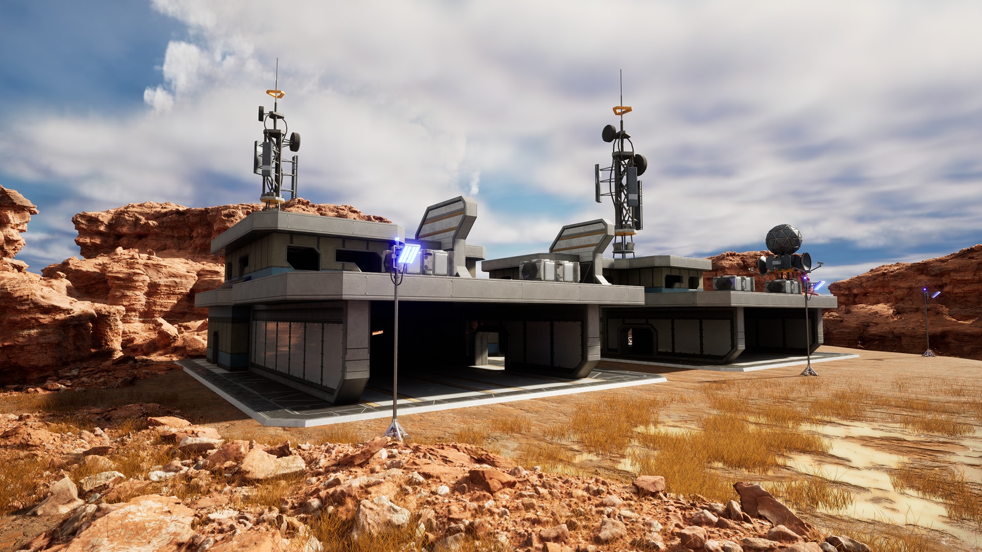 sci fi outpost