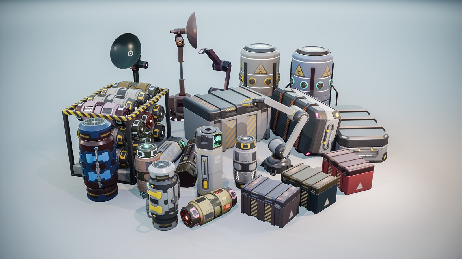 SciFi Props Pack in Props UE Marketplace