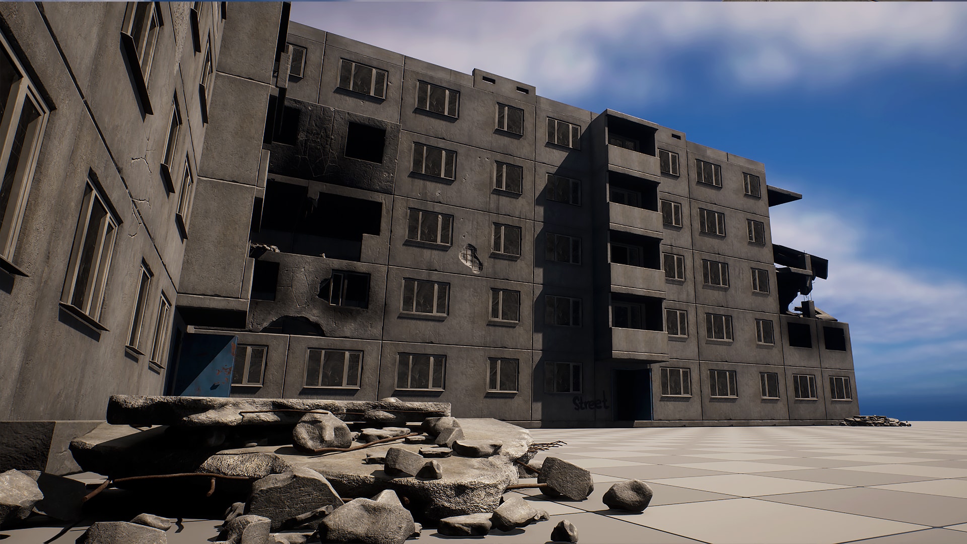 Modular destroy house, 카테고리 소품 - UE 마켓플레이스