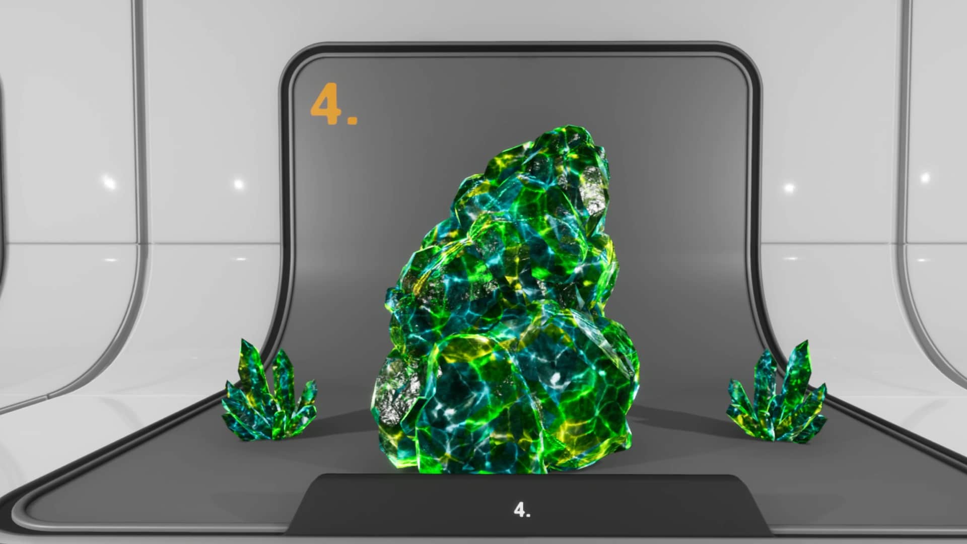 在材质创建的Crystal & Gemstone Material 虚幻引擎商城