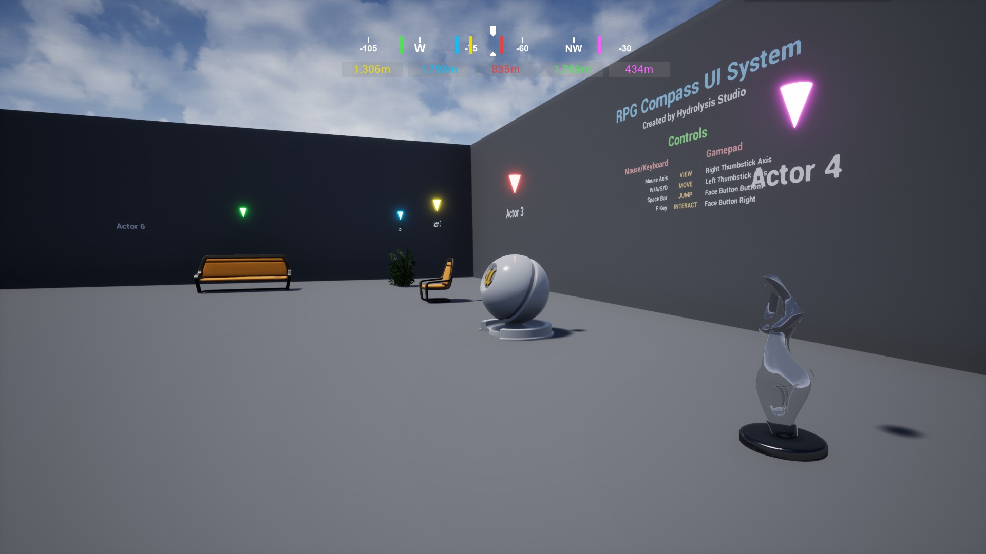 RPG Compass UI System