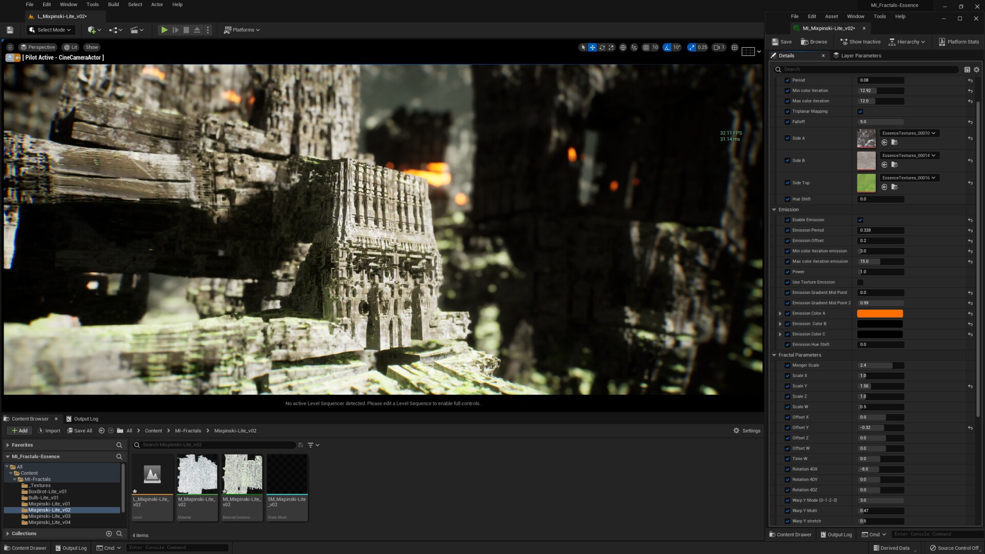 Machina Fractals: Essence in Blueprints - UE Marketplace