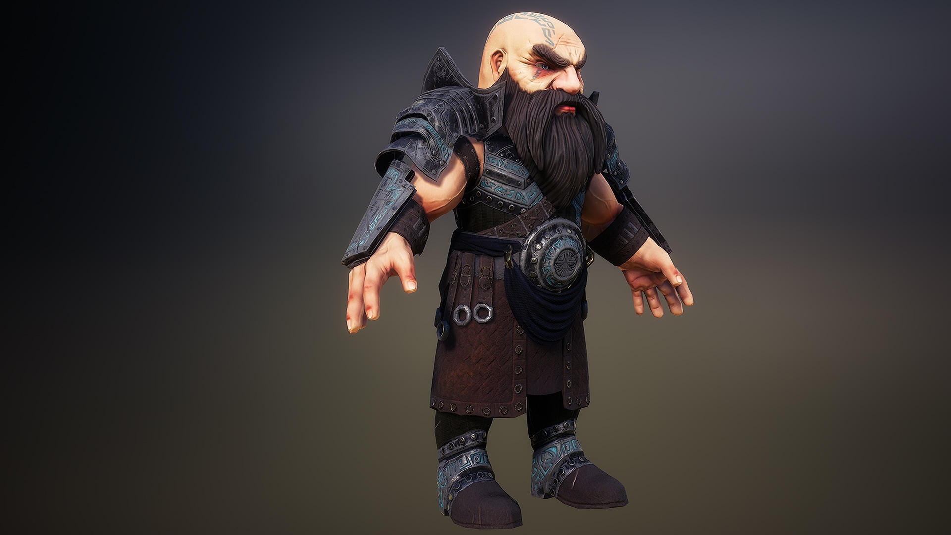 Dwarf RPG Character in Characters - UE Marketplace