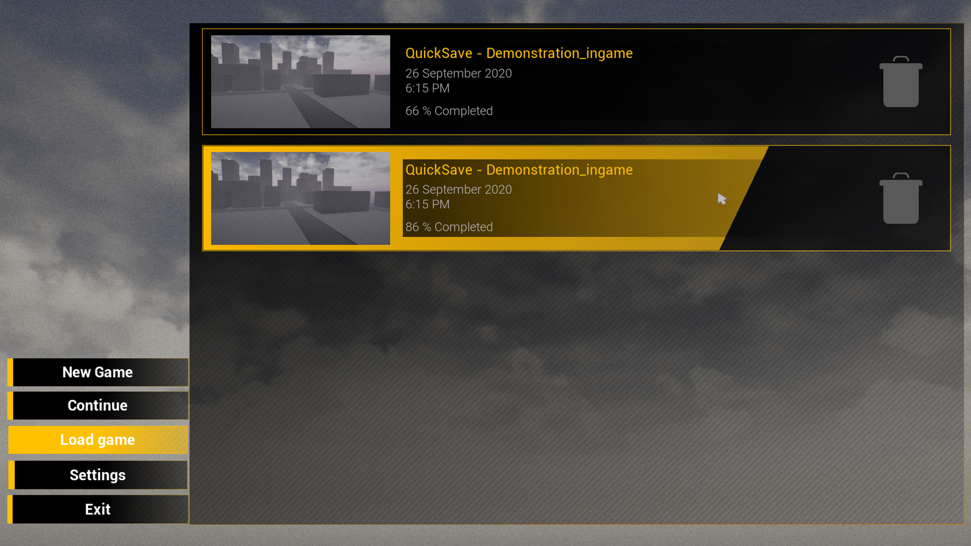 FC Menu