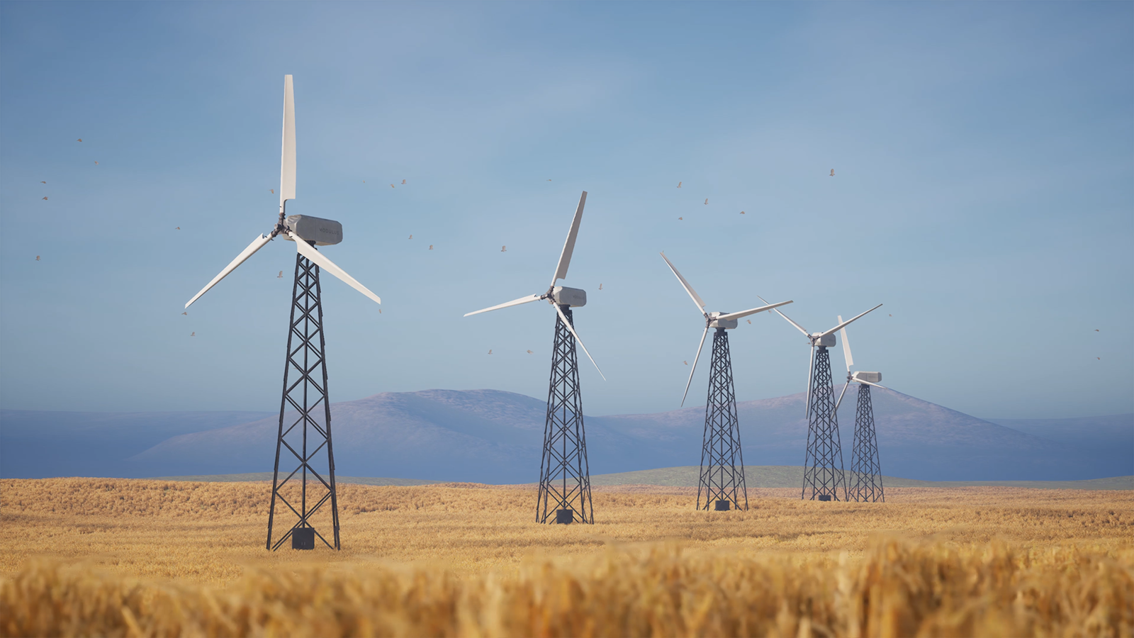 在environments创建的wind turbines - 虚幻引擎商城