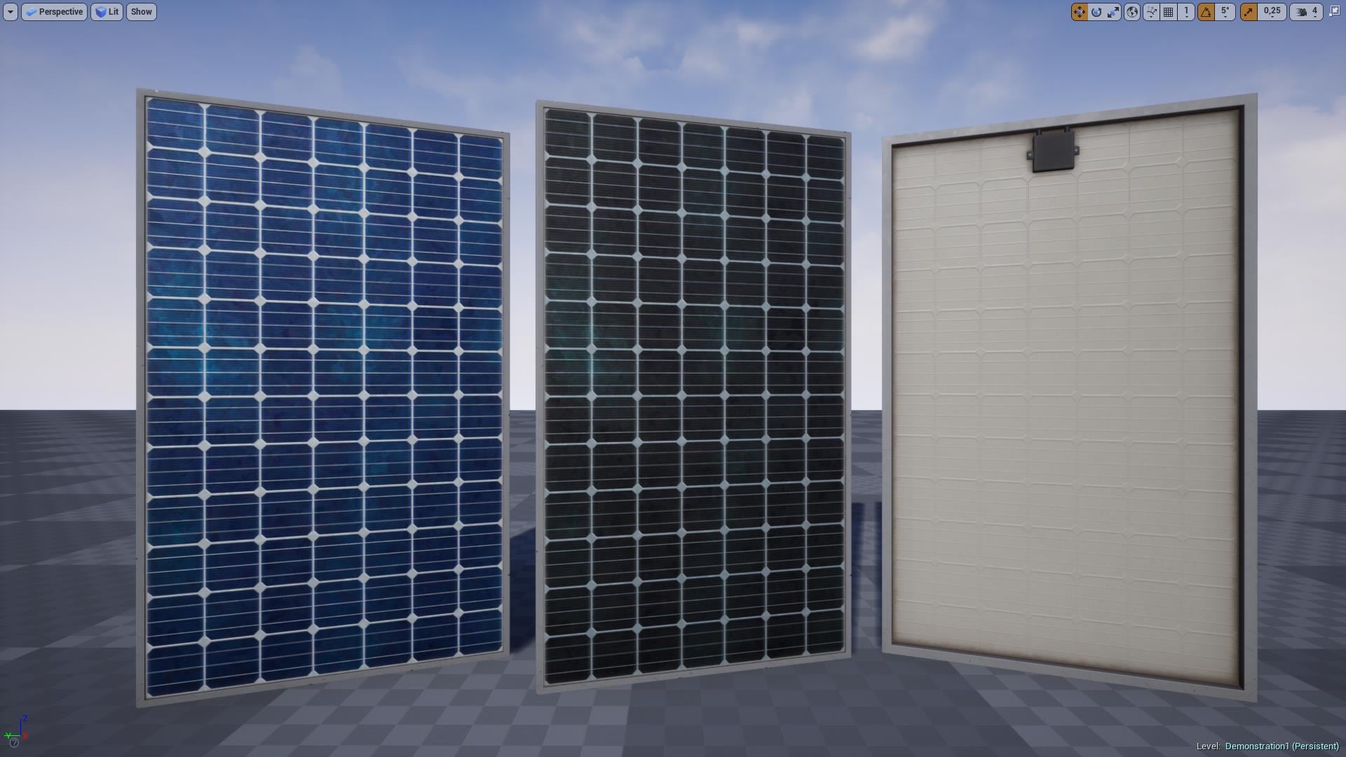 Solar Panel Texture Sketchup