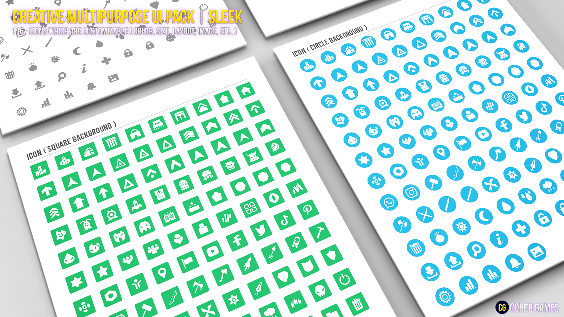 Multi Purpose UI (UMG) Pack - Sleek