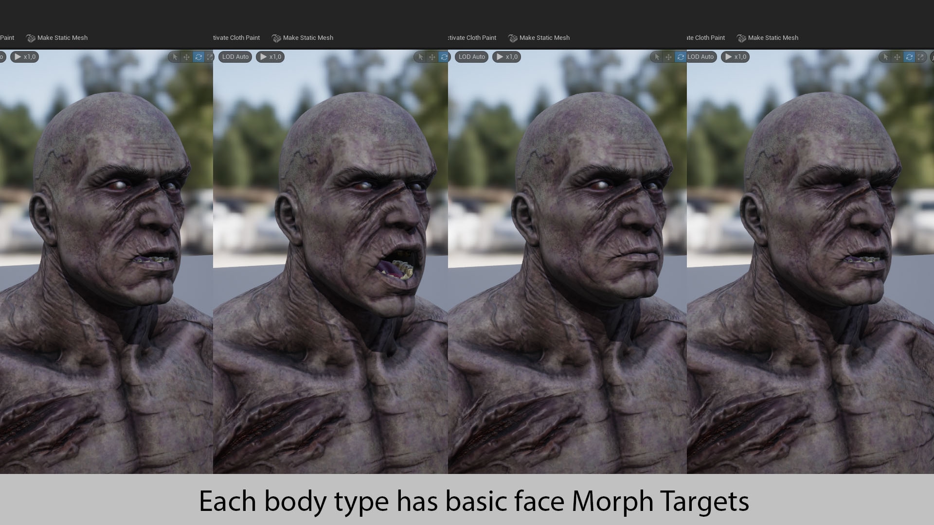 Muscle Zombie Builder in Characters UE Marketplace