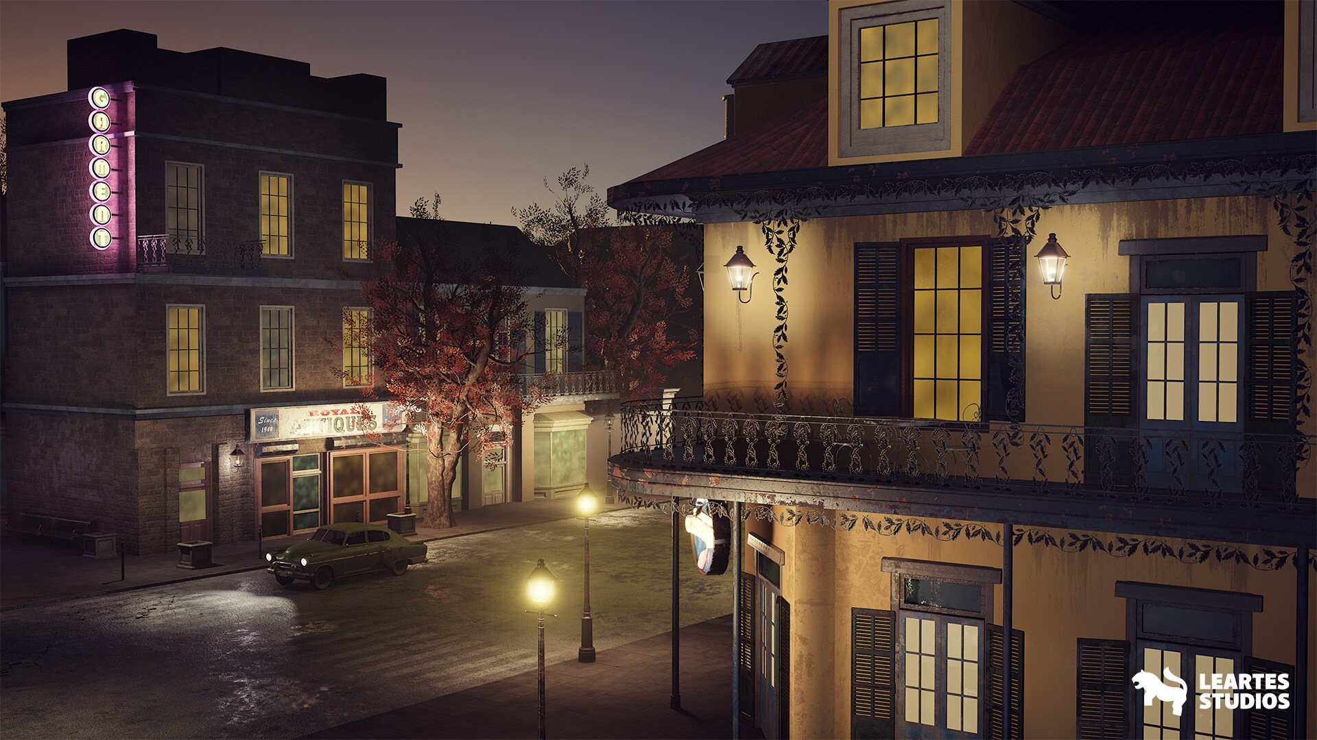 French Quarter Street Environment in Environments UE Marketplace