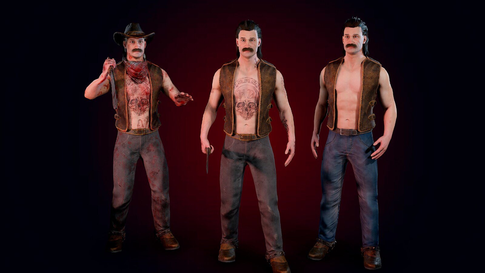 Man machete in Characters UE Marketplace