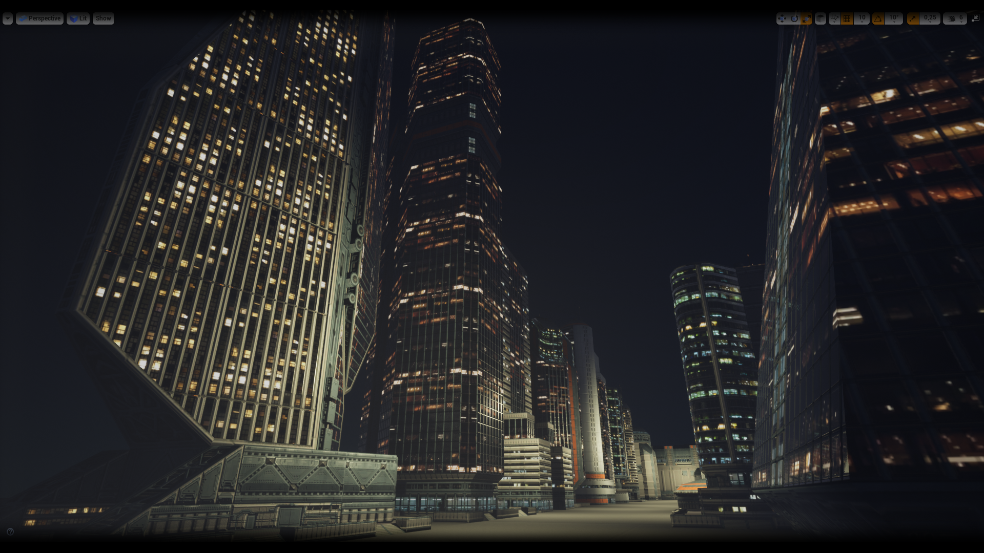 Low Poly Modern/Sci-Fi Building Models