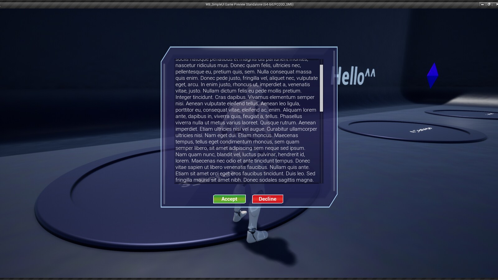 Simple UI Menu Design Widget (UMG) in Blueprints - UE Marketplace