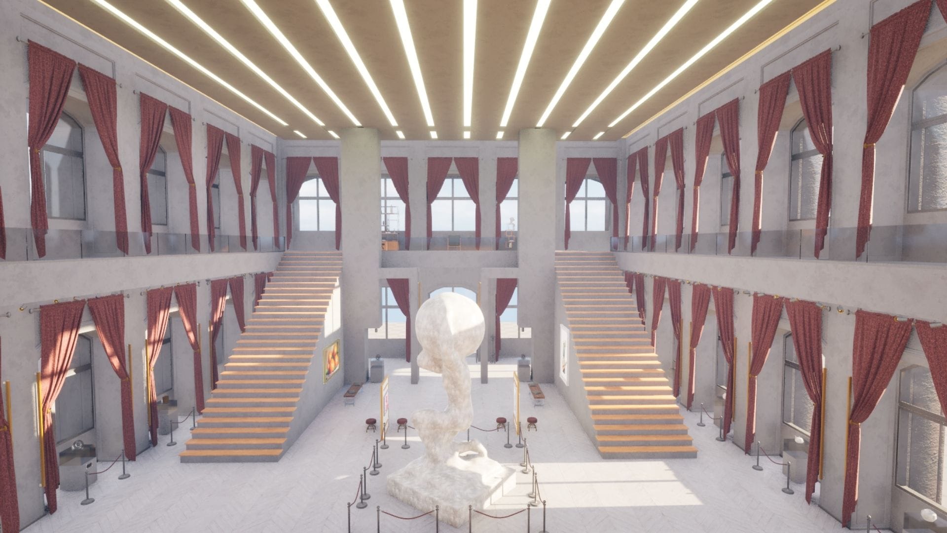 Modern Art Museum Environment