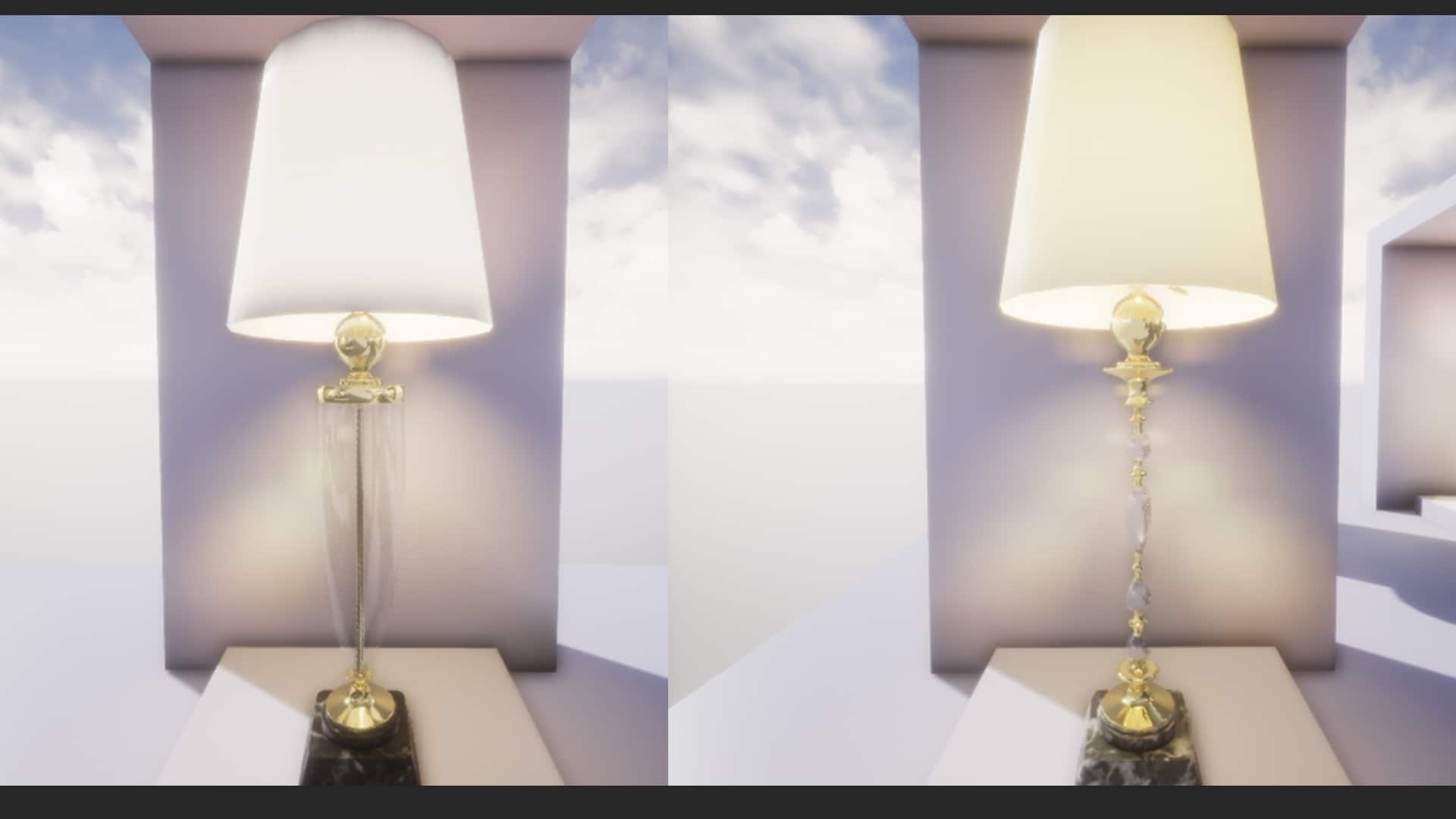 Interior & Game Table Lamp Light in Props UE Marketplace