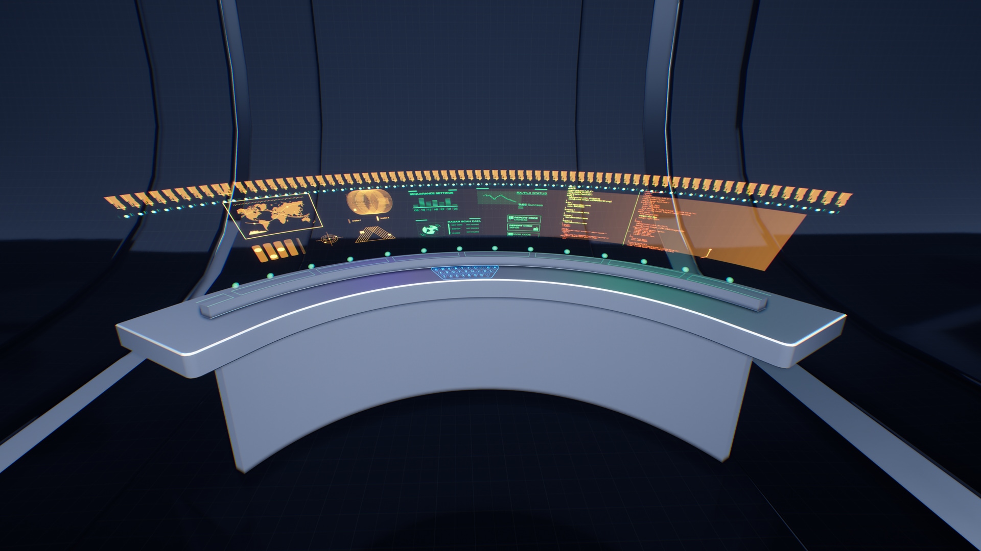 60 Futuristic Screen Material with Screen Props Pack / AI SOURCE：マテリアル ...