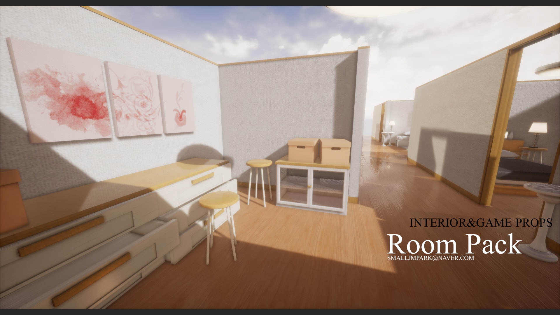 Interior & Game Room props v.01 in Props UE Marketplace
