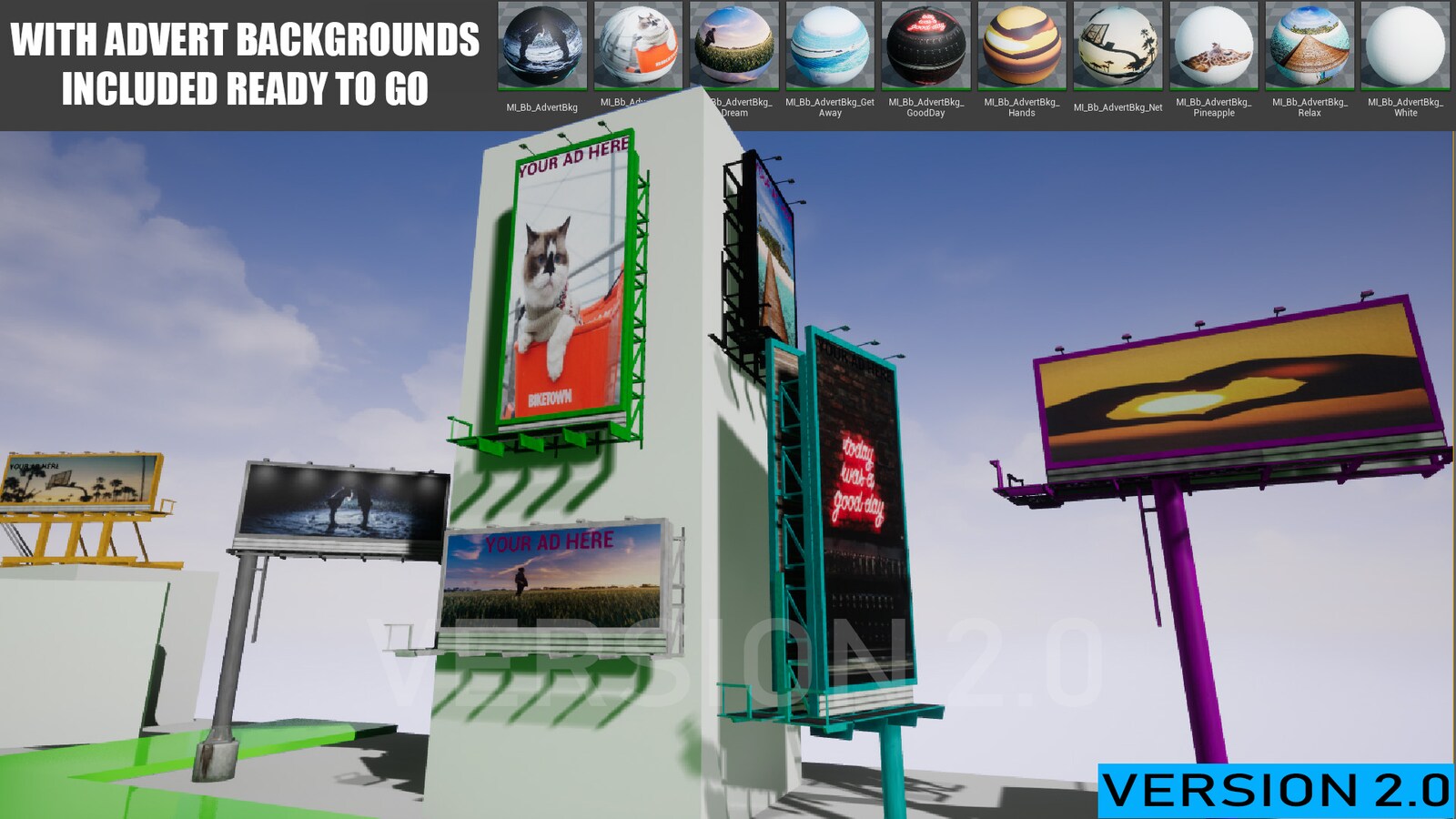 Road Sign & Billboard Generator Pack in Blueprints UE Marketplace