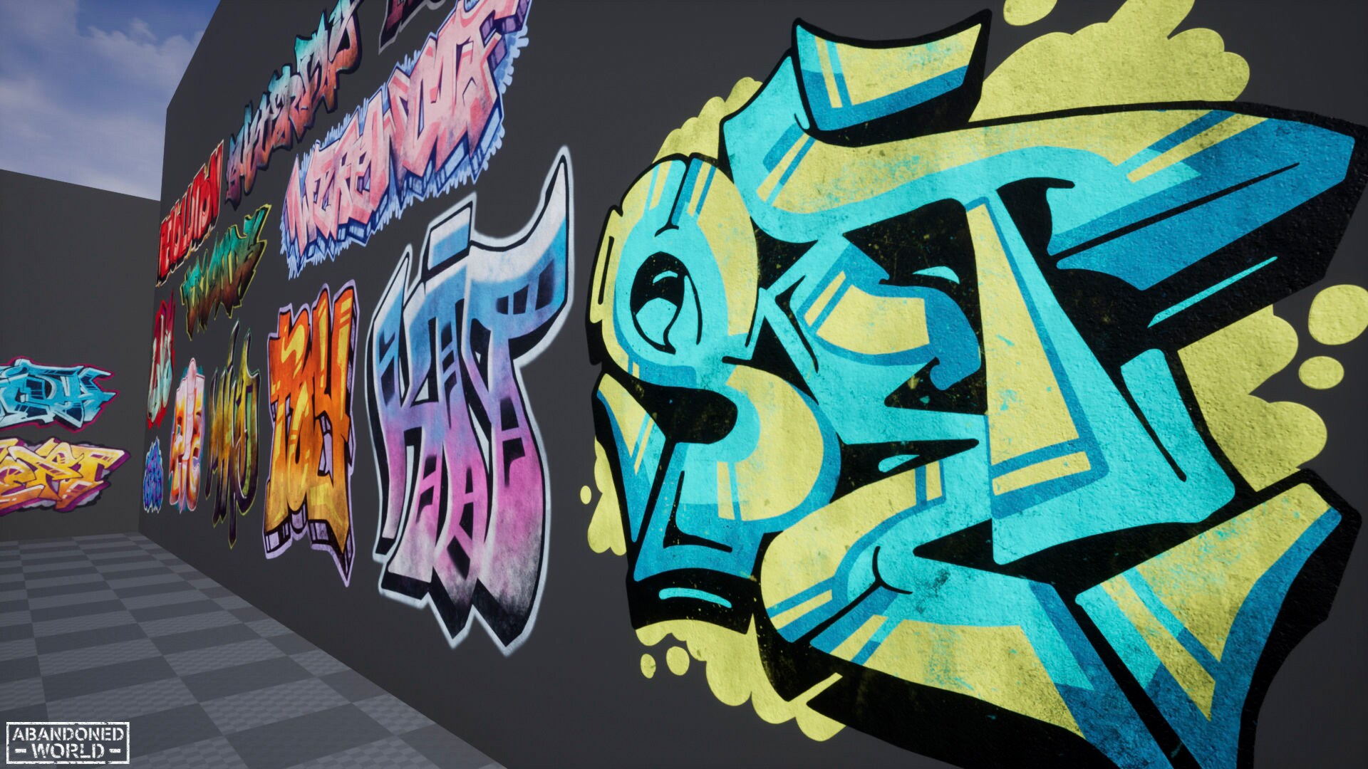 Graffiti Pack Decals 5 in 1 in Materials UE Marketplace