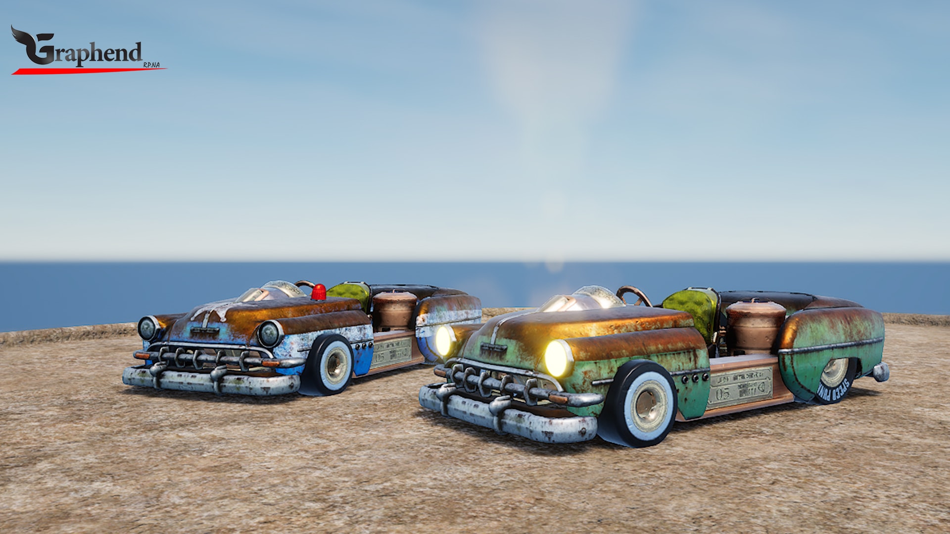 Old Car Karting in Props - UE Marketplace
