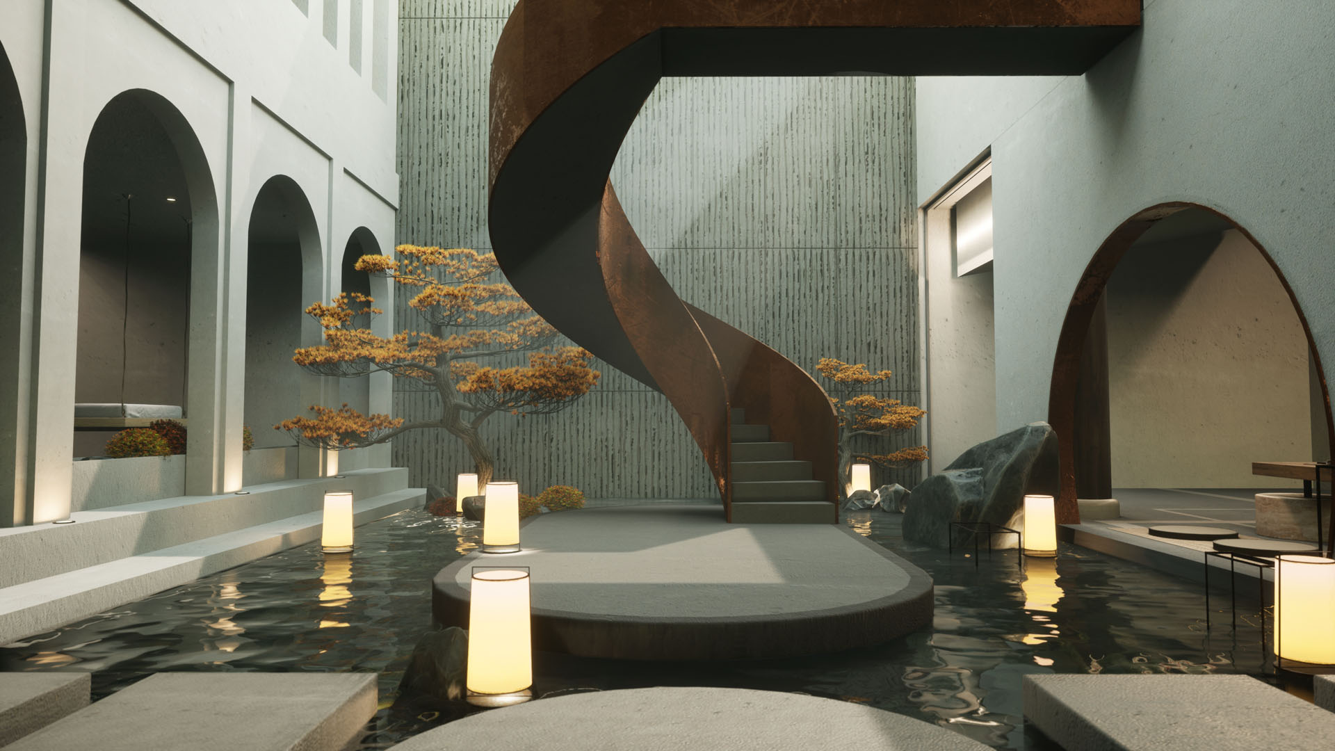 Tea house - four seasons
