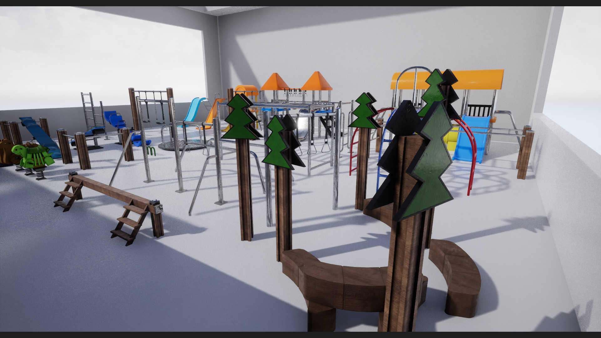 PlayGround Equipment Props v.02 in Props UE Marketplace