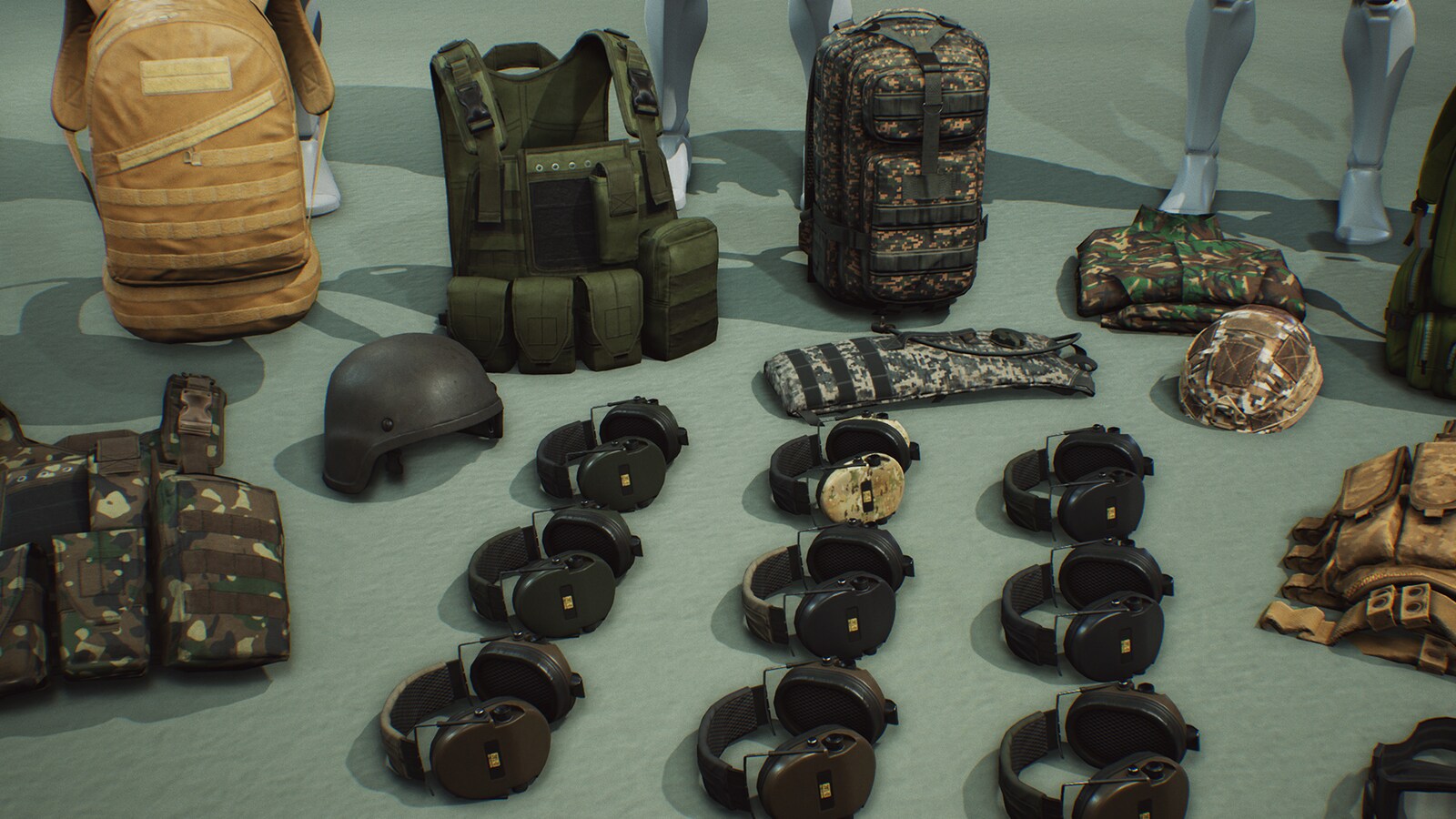 Military Supplies VOL.2 Clothing and Bags in Props UE Marketplace