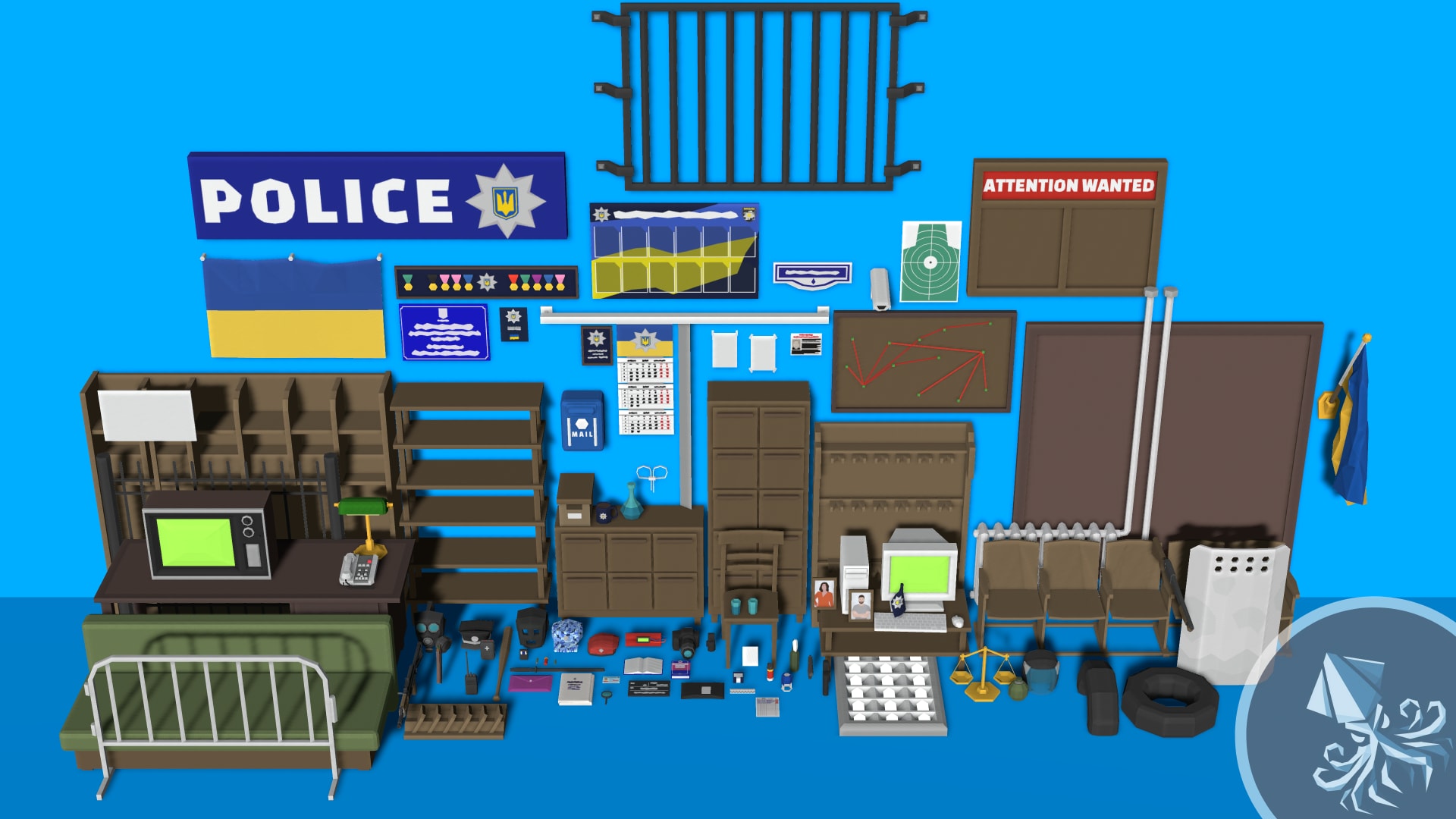 police station in Props - UE Marketplace