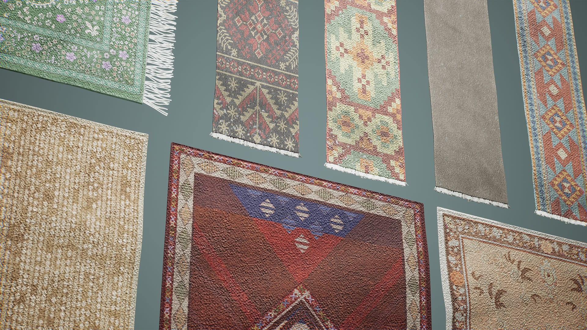 Suburbs VOL.11 Rugs (Nanite and Low Poly) in Props UE Marketplace