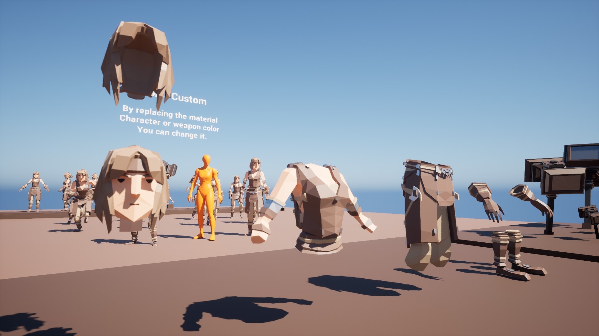 在角色创建的[CR] Character Rough - LowPrototype - Modular 003 Bargin05 - 虚幻引擎商城