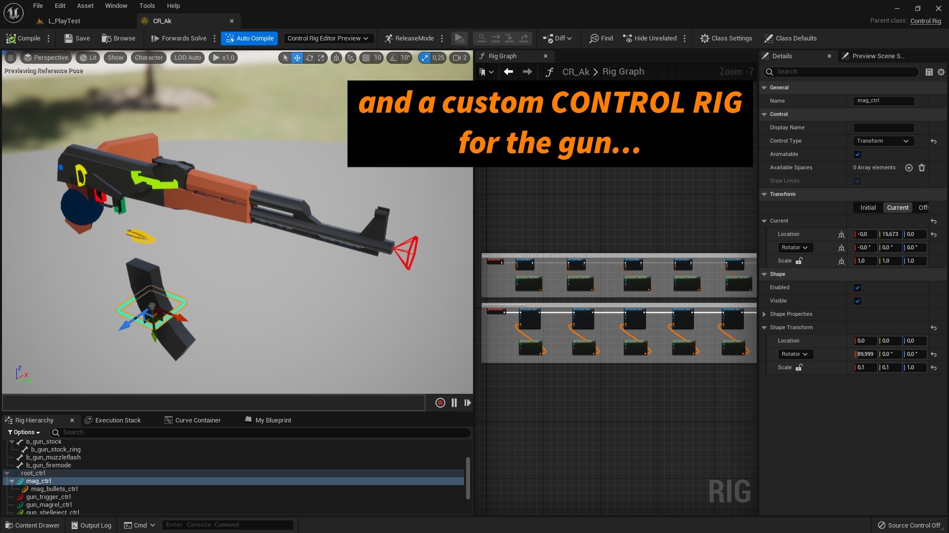 Blender 3D tutorial - 3rd Person shooter #1 