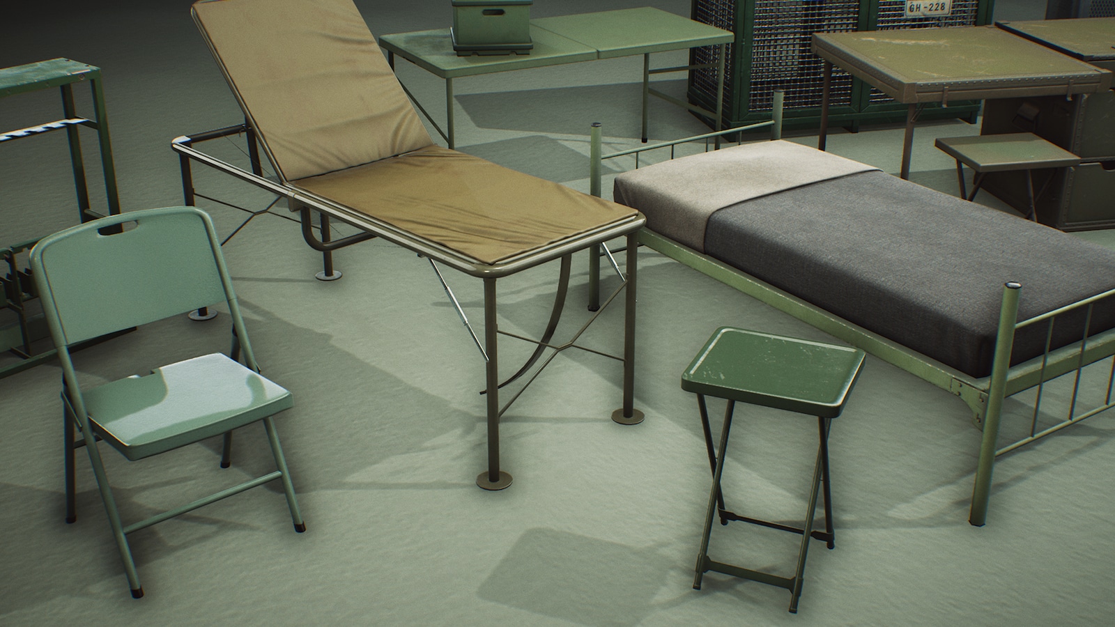 Military Supplies VOL.4 Furniture in Props UE Marketplace