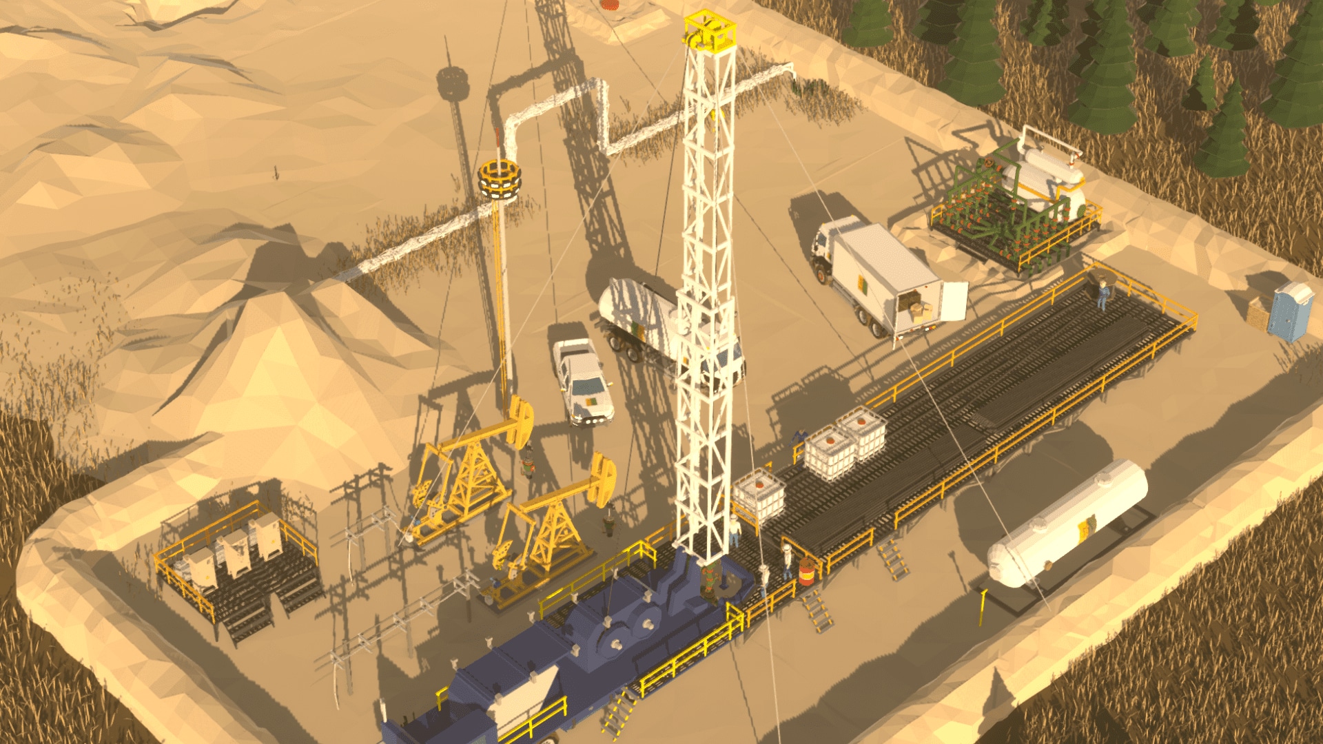 在环境创建的POLY oil station - 虚幻引擎商城