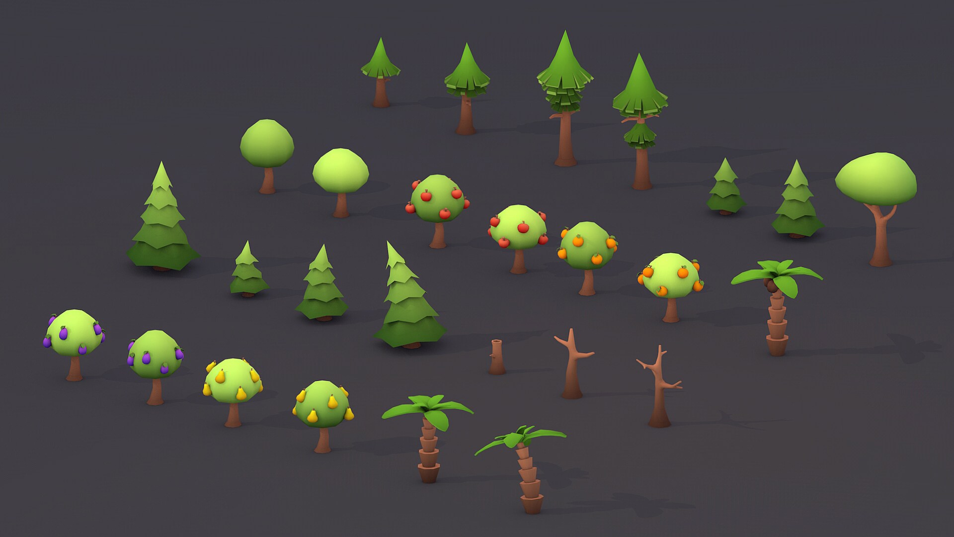 Cartoon 4 Seasons Environments Pack in Props - UE Marketplace