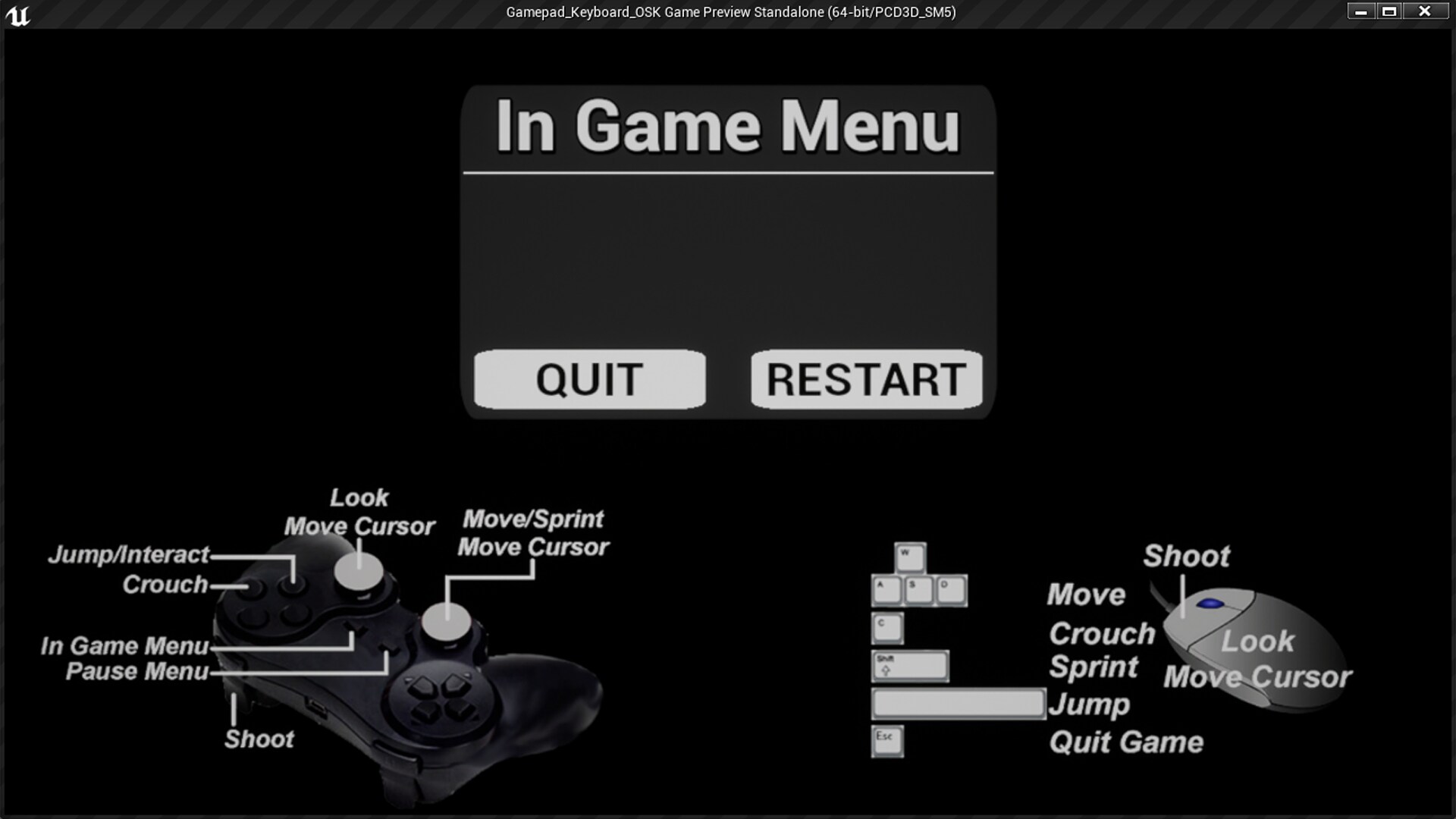 Gamepad Keyboard OSK
