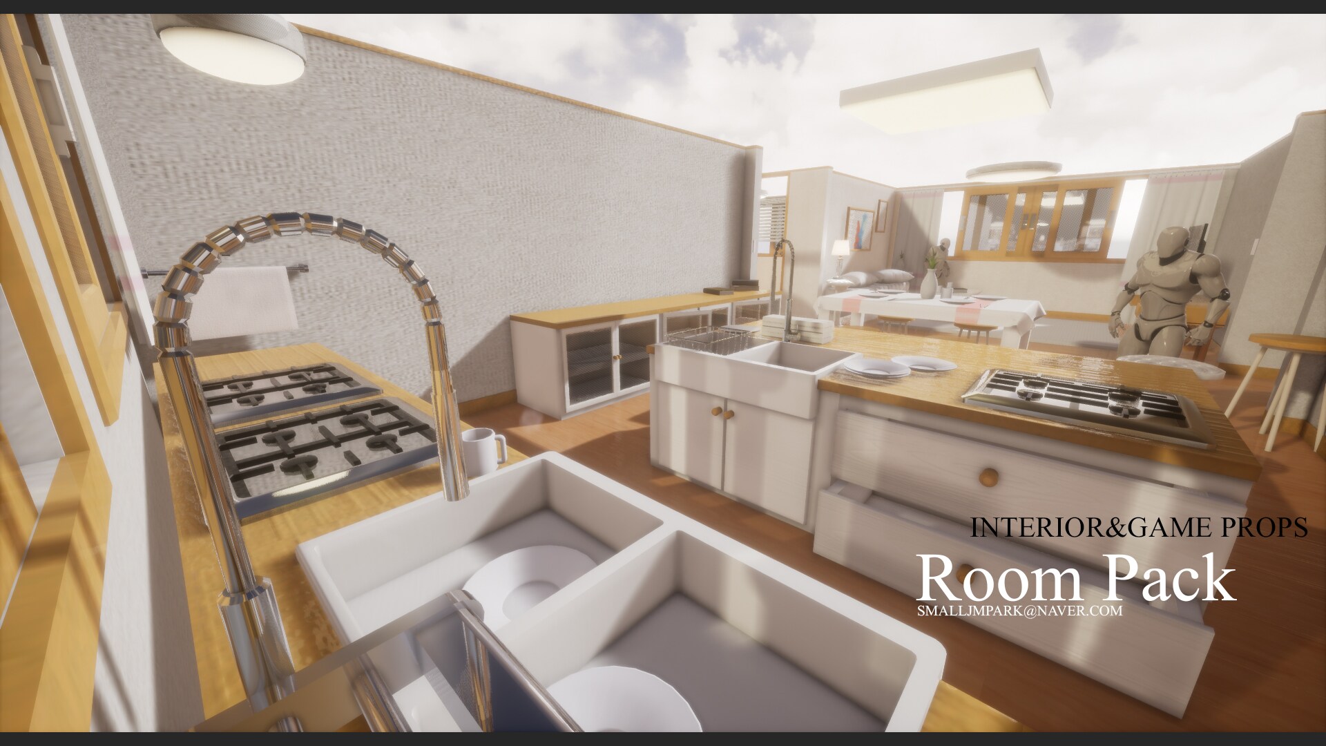 Interior & Game Room props v.01 in Props UE Marketplace
