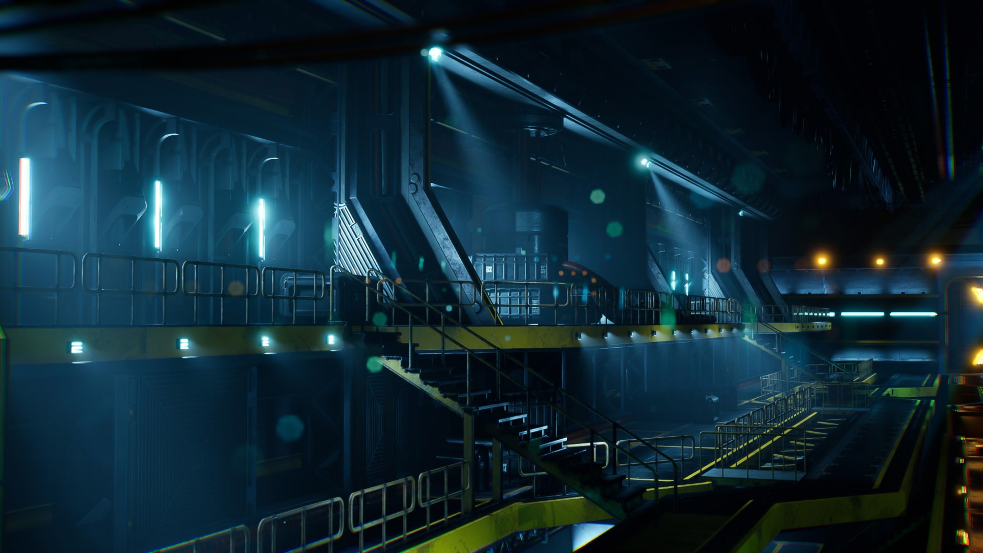 Sci-Fi Hangar in Environments - UE Marketplace