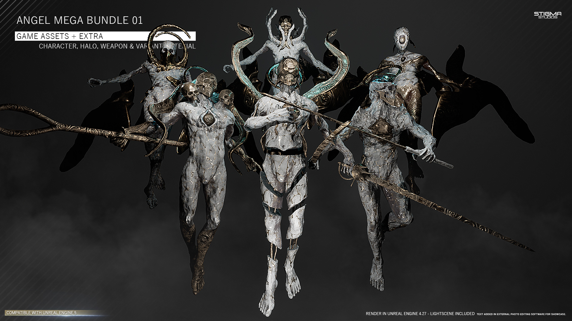 Angel Mega Bundle 01 - Game Assets + Extra