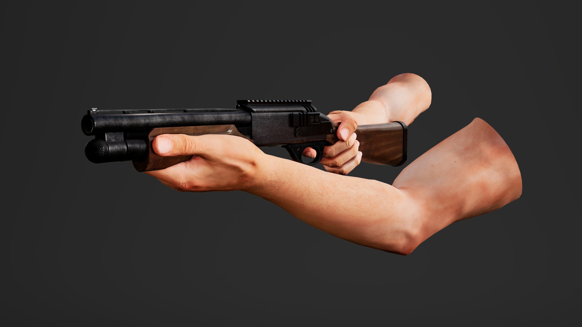 Animated FPS American Shotgun Pack in Weapons UE Marketplace