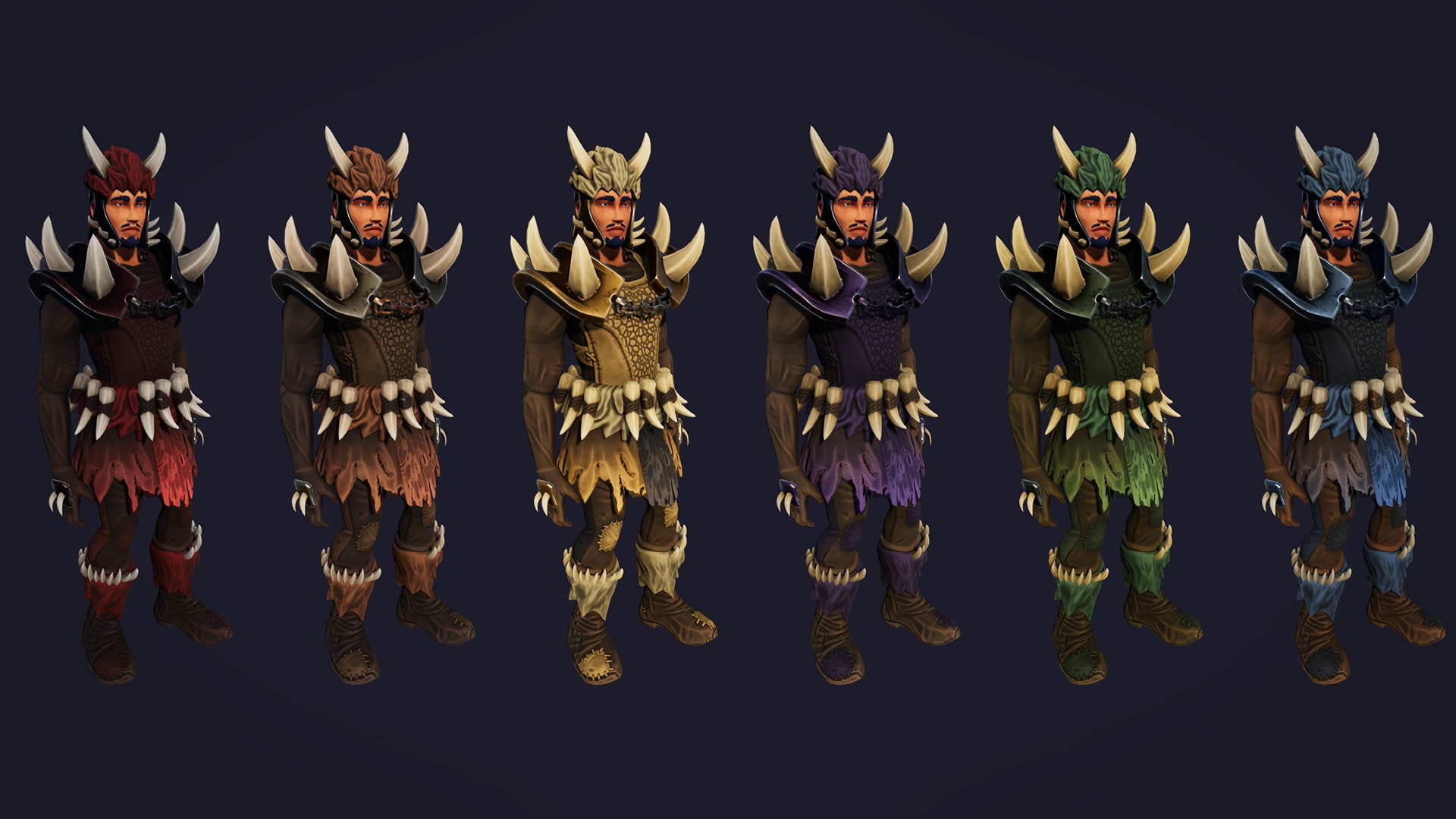 Beast Hunter Armor Set – Stylized RPG