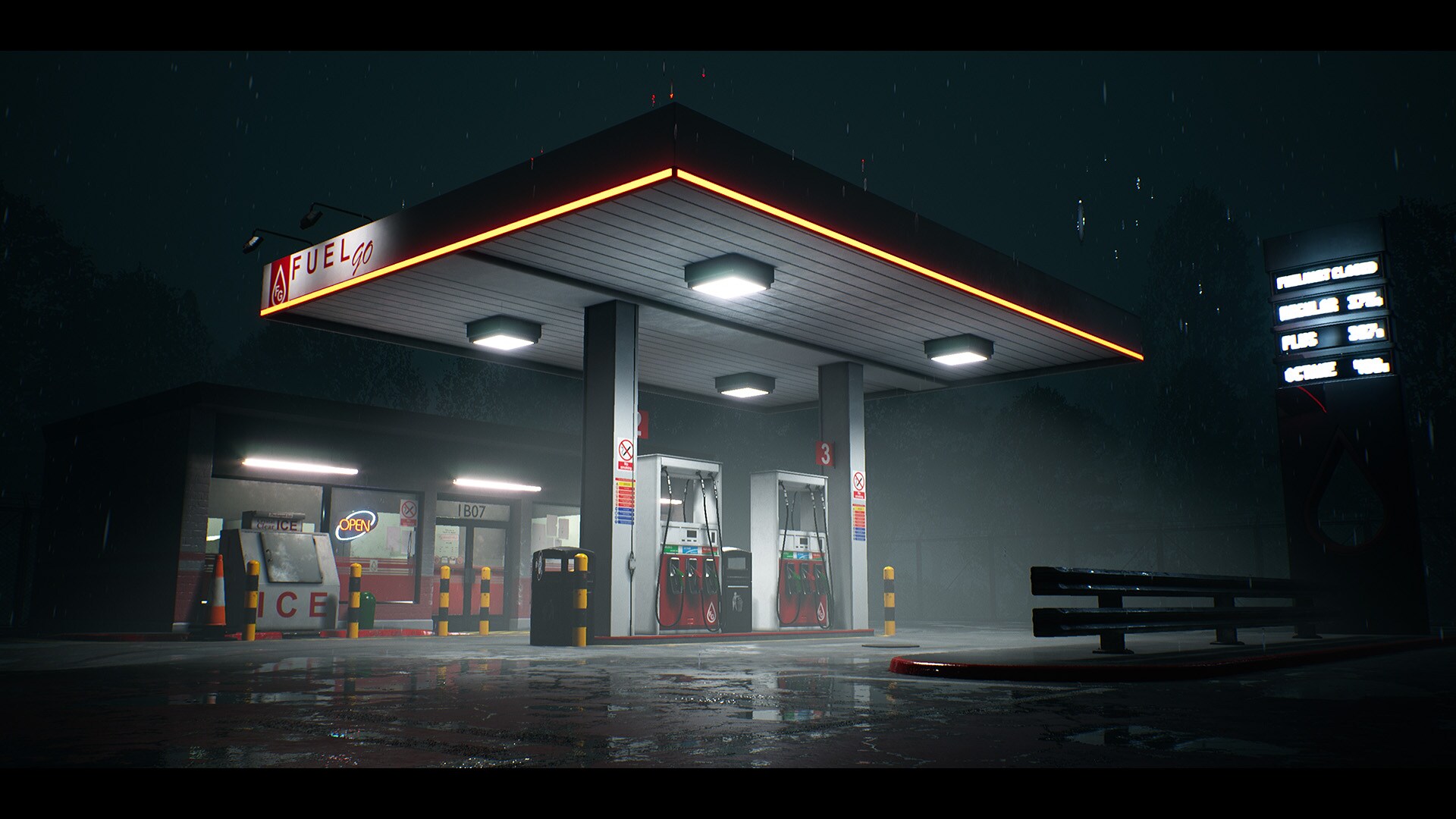 Gas station