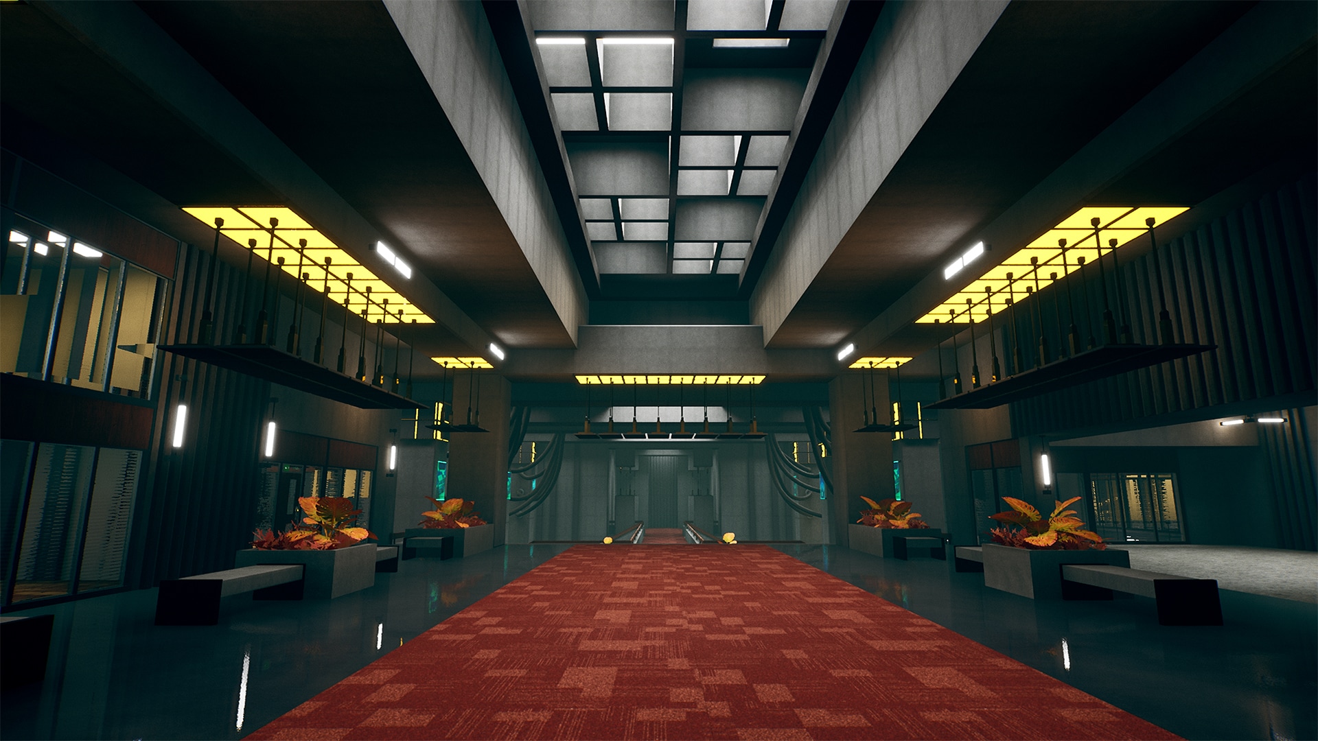 Modular Brutalist Interior