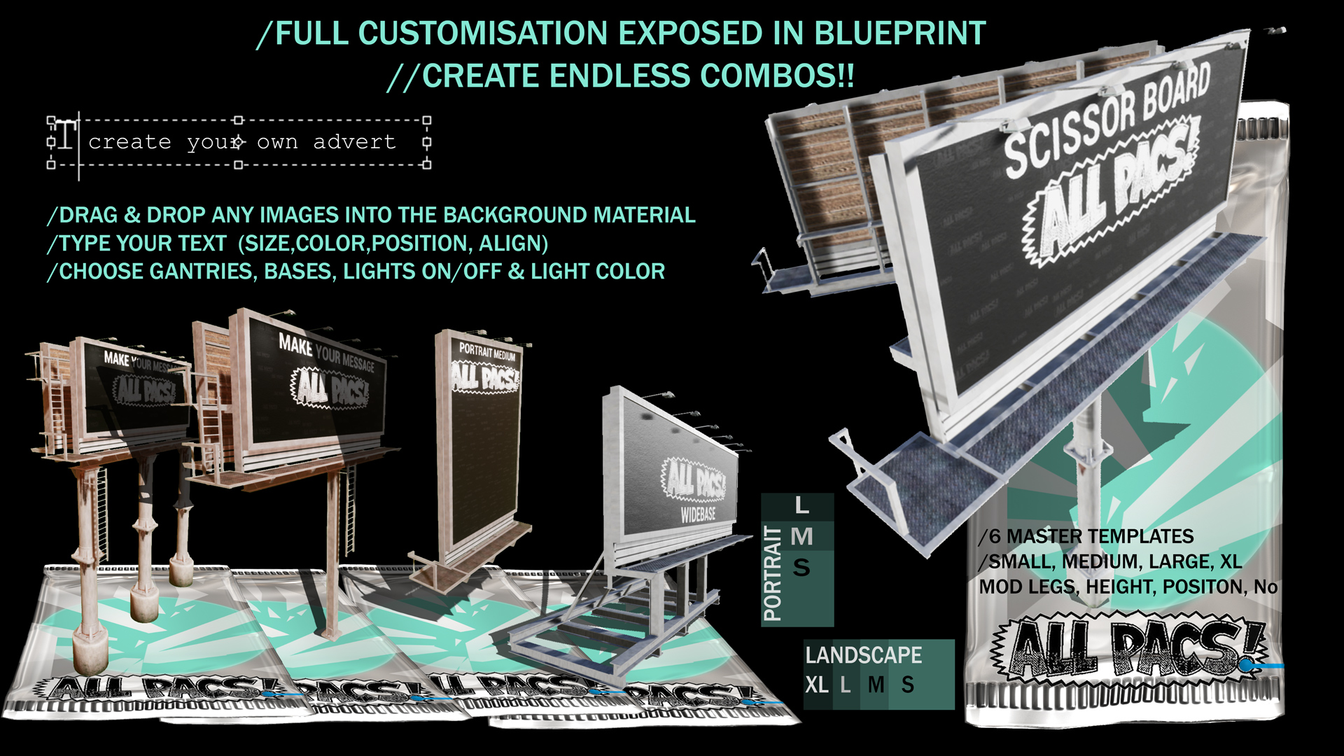Billboard Generator Pack By ALLPACS In Blueprints UE4 Marketplace