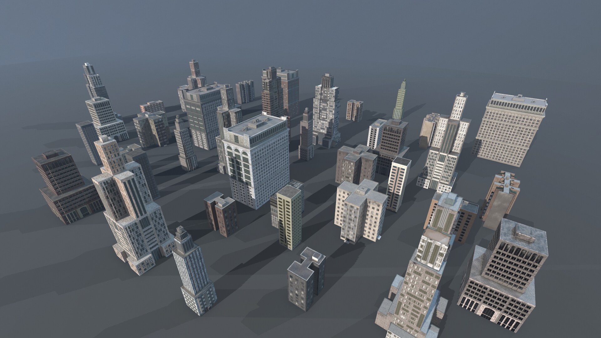 Background Buildings in Props - UE Marketplace