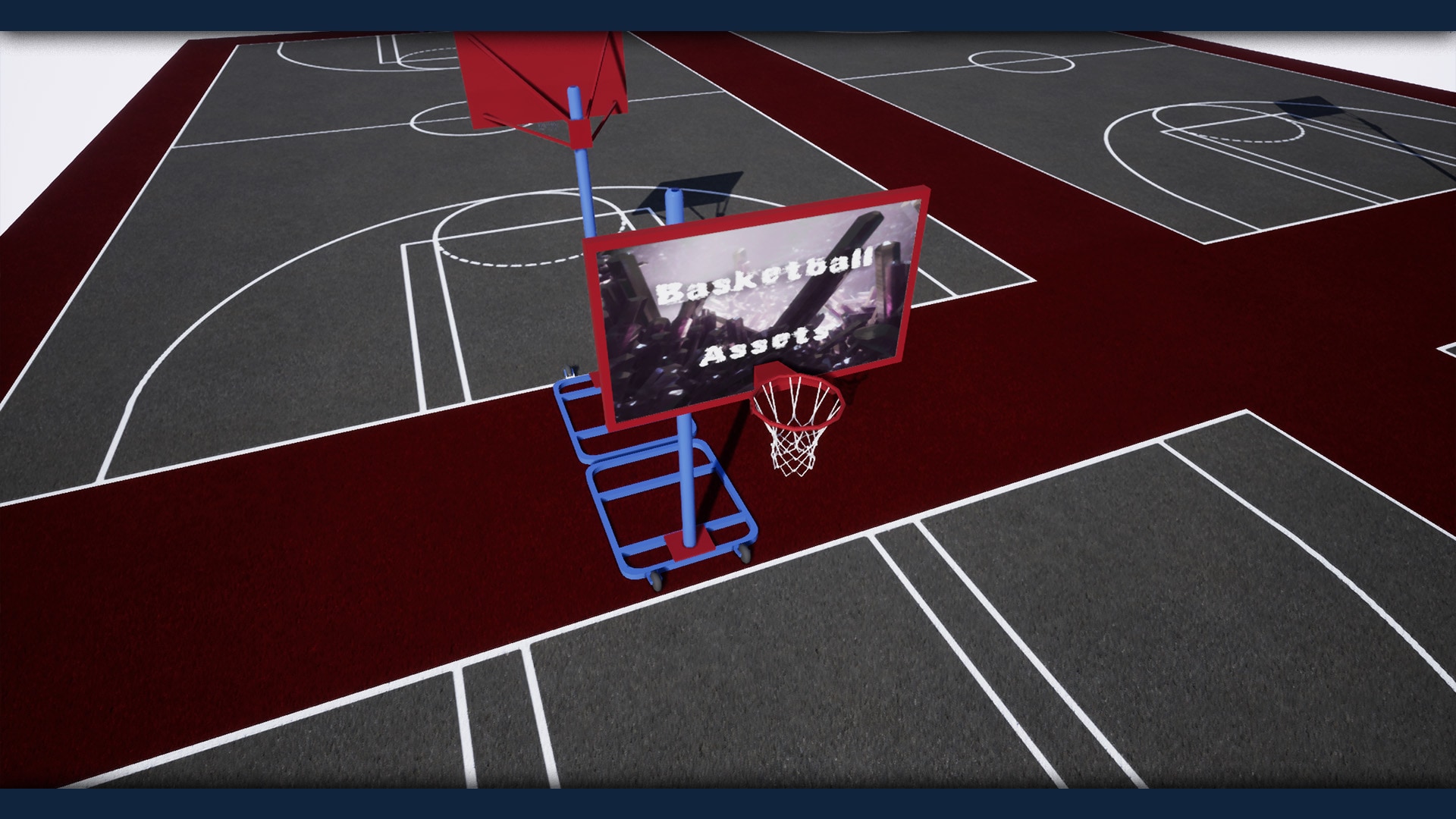 Basketball Assets in Props UE Marketplace