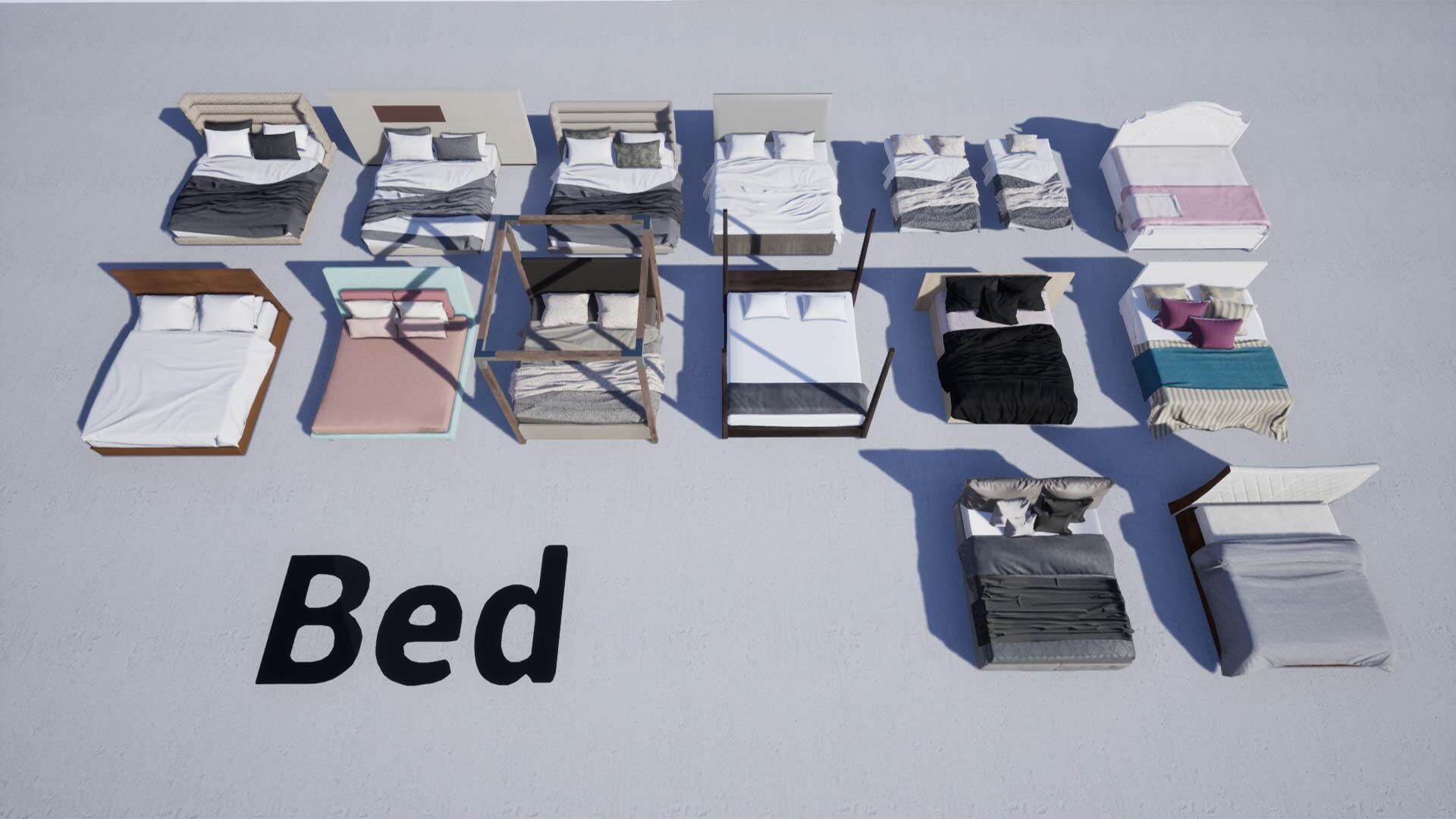 Furniture and Fixture Pack With 322 MESHES in Architectural