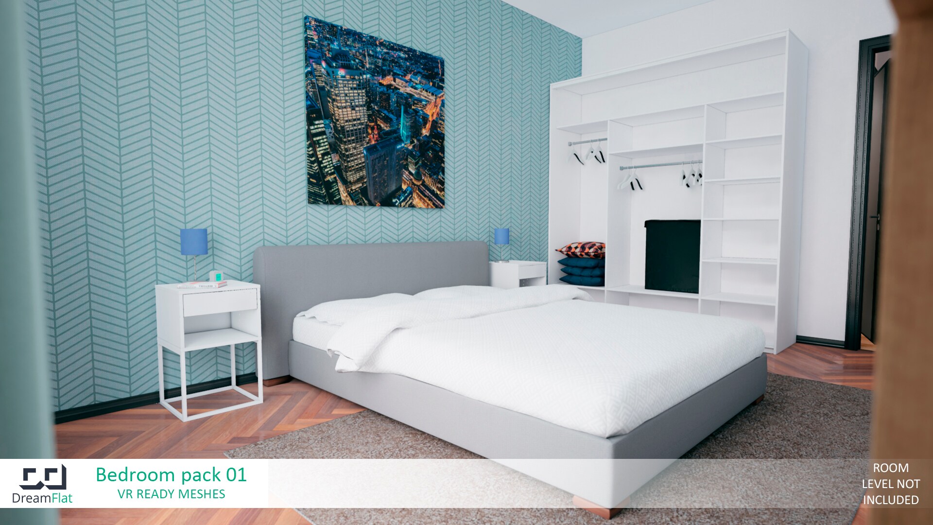 ArchViz Furniture – Bedroom Set