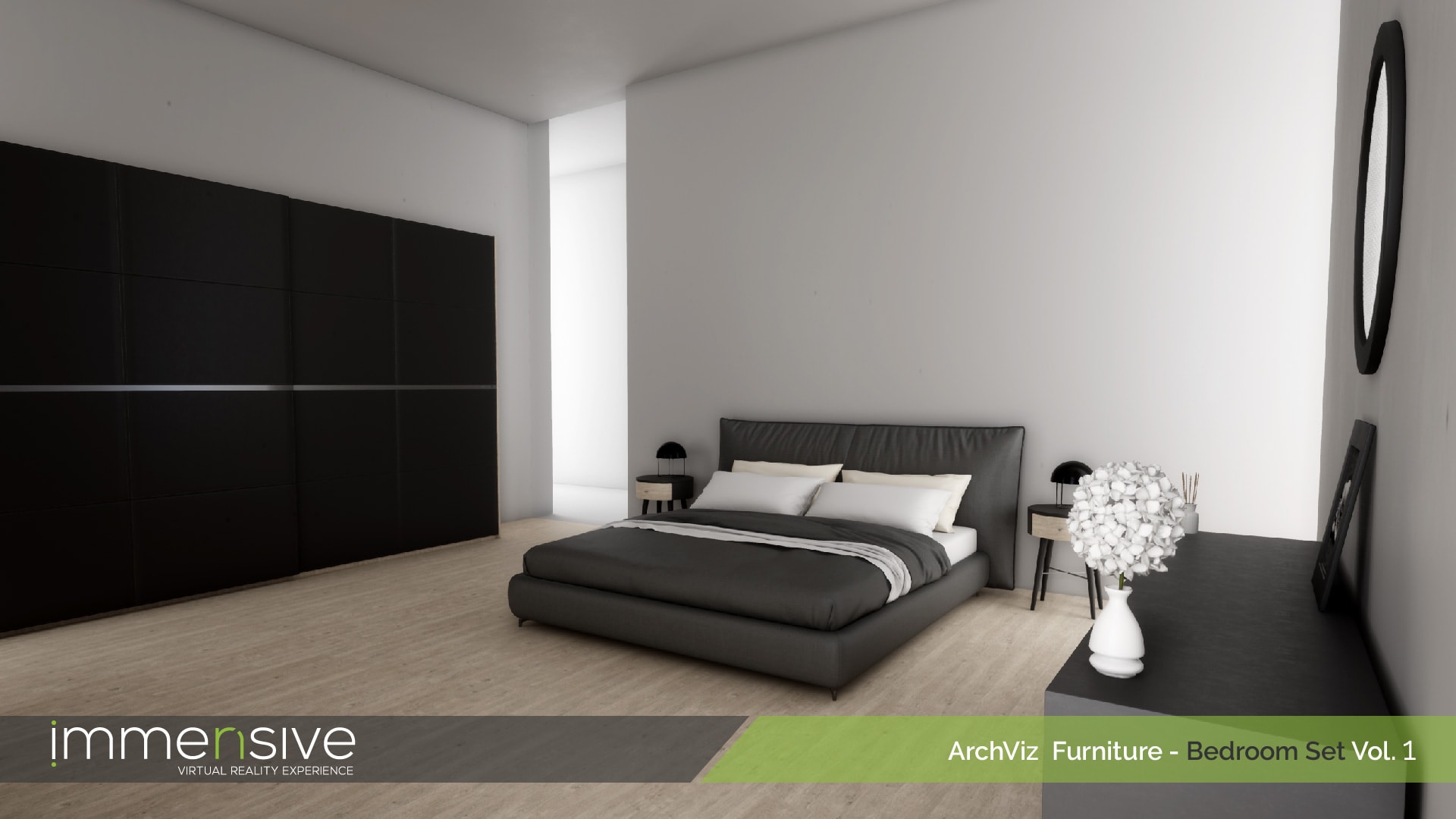 Archviz Furniture – Bedroom Set Vol 1