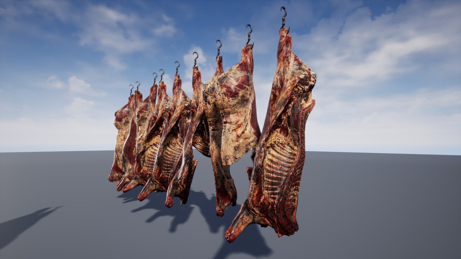 Beef Carcasses in Props UE Marketplace