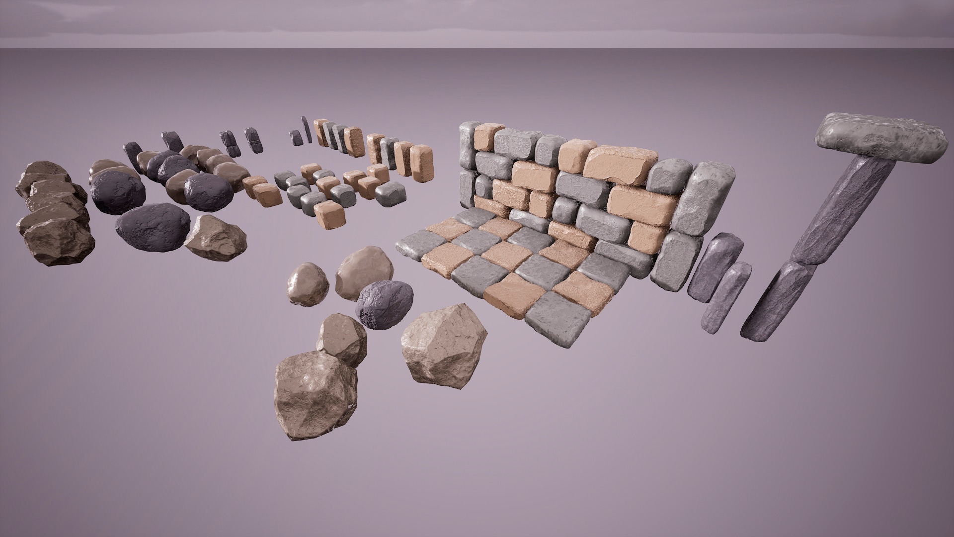 Blocks and Stones 76 in Props UE Marketplace