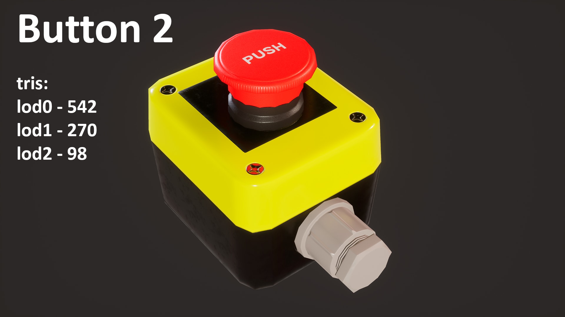 Buttons&Levers props (10 pcs, animated) in Props UE Marketplace